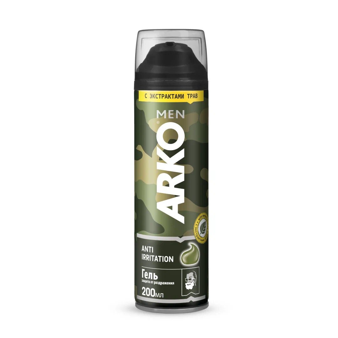 Arko anti-irritation гель для бритья от раздражения 200 мл