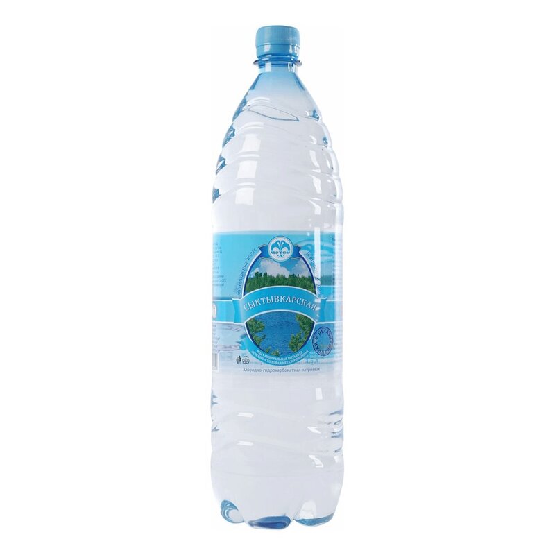 Сыктывкарская вода минеральная негазированная 1.5 л
