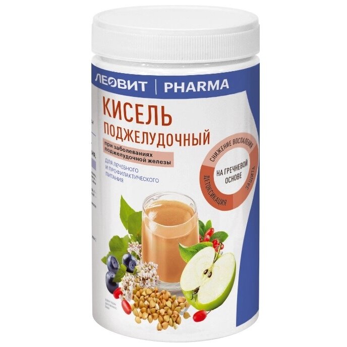 Кисель поджелудочный Леовит Pharma банка 400 г