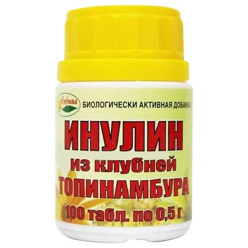 Инулин таблетки из клубней топинамбура 0,5г 100 шт.