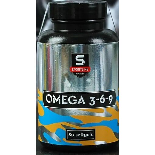 Витамины Sportline Nutrition Omega 3-6-9 капсулы 80 шт.