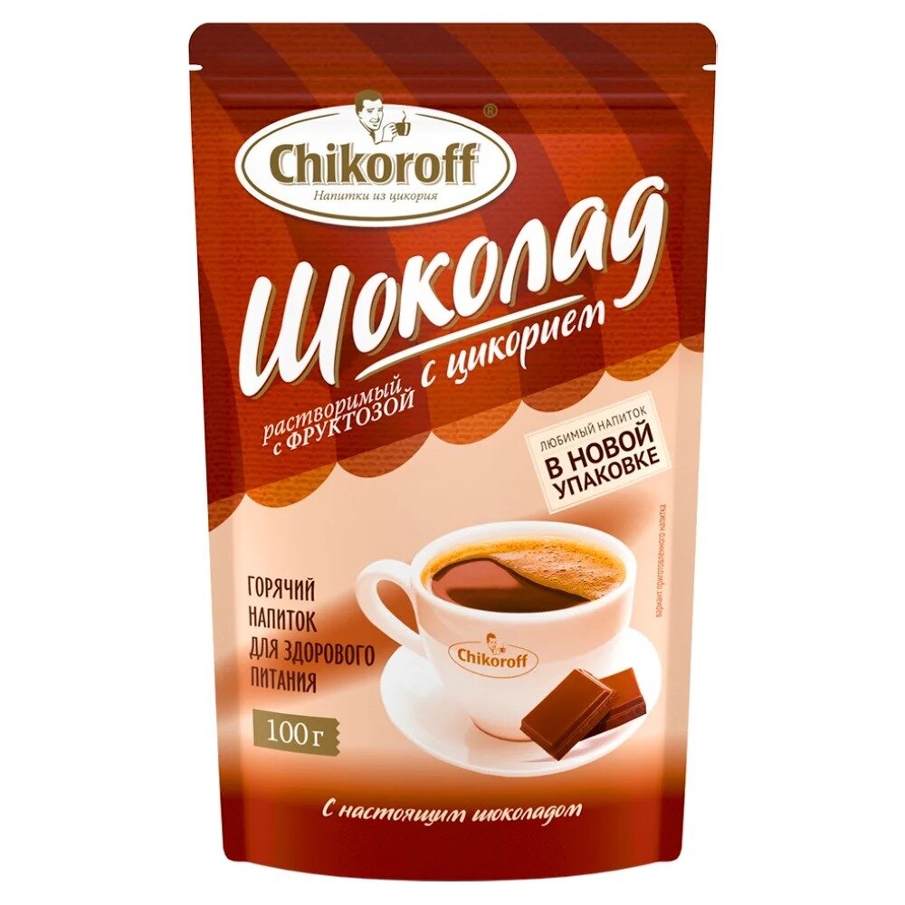 Цикорий растворимый шоколадный Chikoroff 100 г