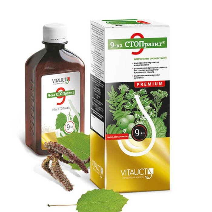 9-ка СТОПразит Премиум Витаукт (Vitauct) раствор для приема внутрь 250 мл