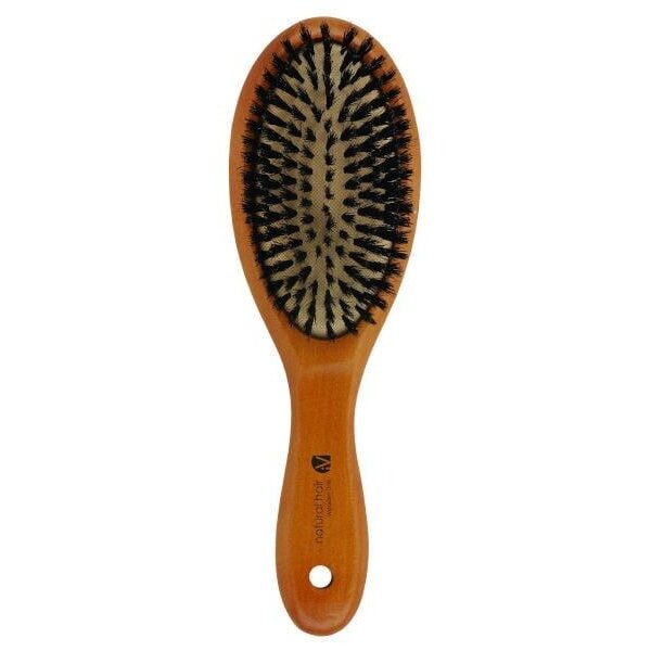 Расческа Inter-Vion для волос деревянная со щетиной кабана