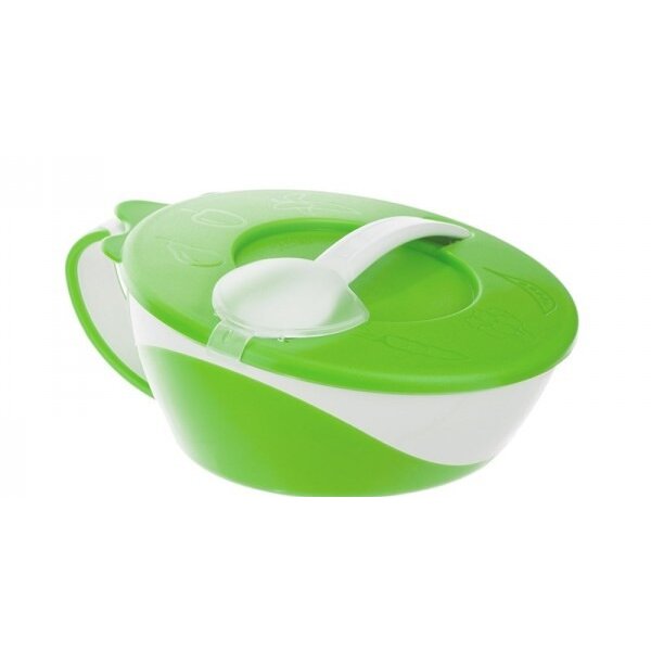 Миска Canpol babies арт.31/406 с ложечкой зеленая 350 мл