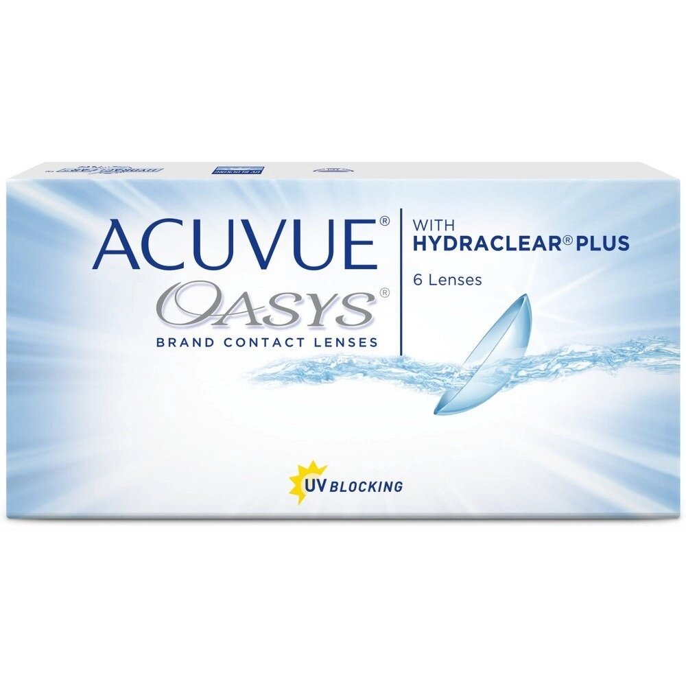 Линзы контактные Acuvue oasys -8,00 радиус 8,4 6 шт.