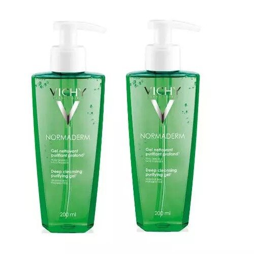 Гель для умывания Виши (Vichy) Normaderm глубоко очищающий 200 мл 2 шт.