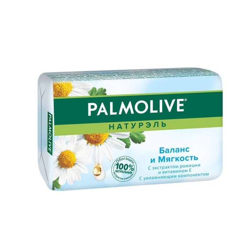 Мыло Палмолив (Palmolive) натурэль баланс и мягкость ромашка 90 г