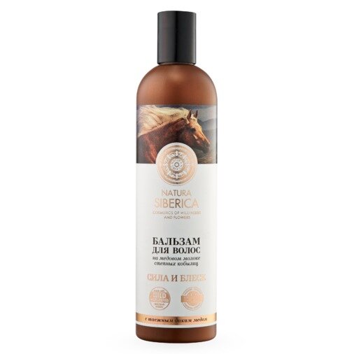 Бальзам для волос Натура Сиберика (Natura Siberica) сила и блеск медовый кумыс 400 мл
