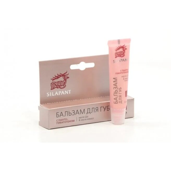 Бальзам для губ Силапант с пантогематогеном/маслом ши/кокосом 12 мл