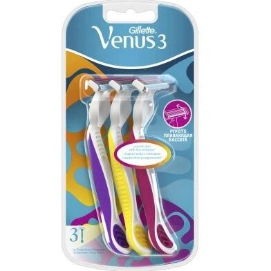 Бритва женская Gillette Venus-3 Simply Plus одноразовая 3 шт.