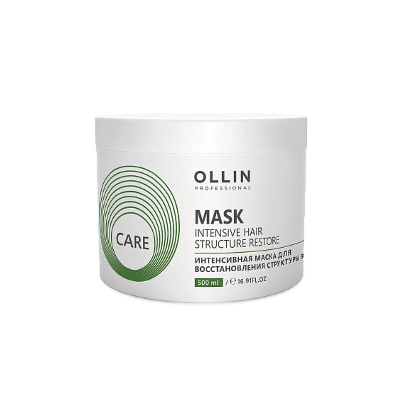 Маска для восстановления структуры волос интенсивная Care Restore Intensive Ollin 500мл