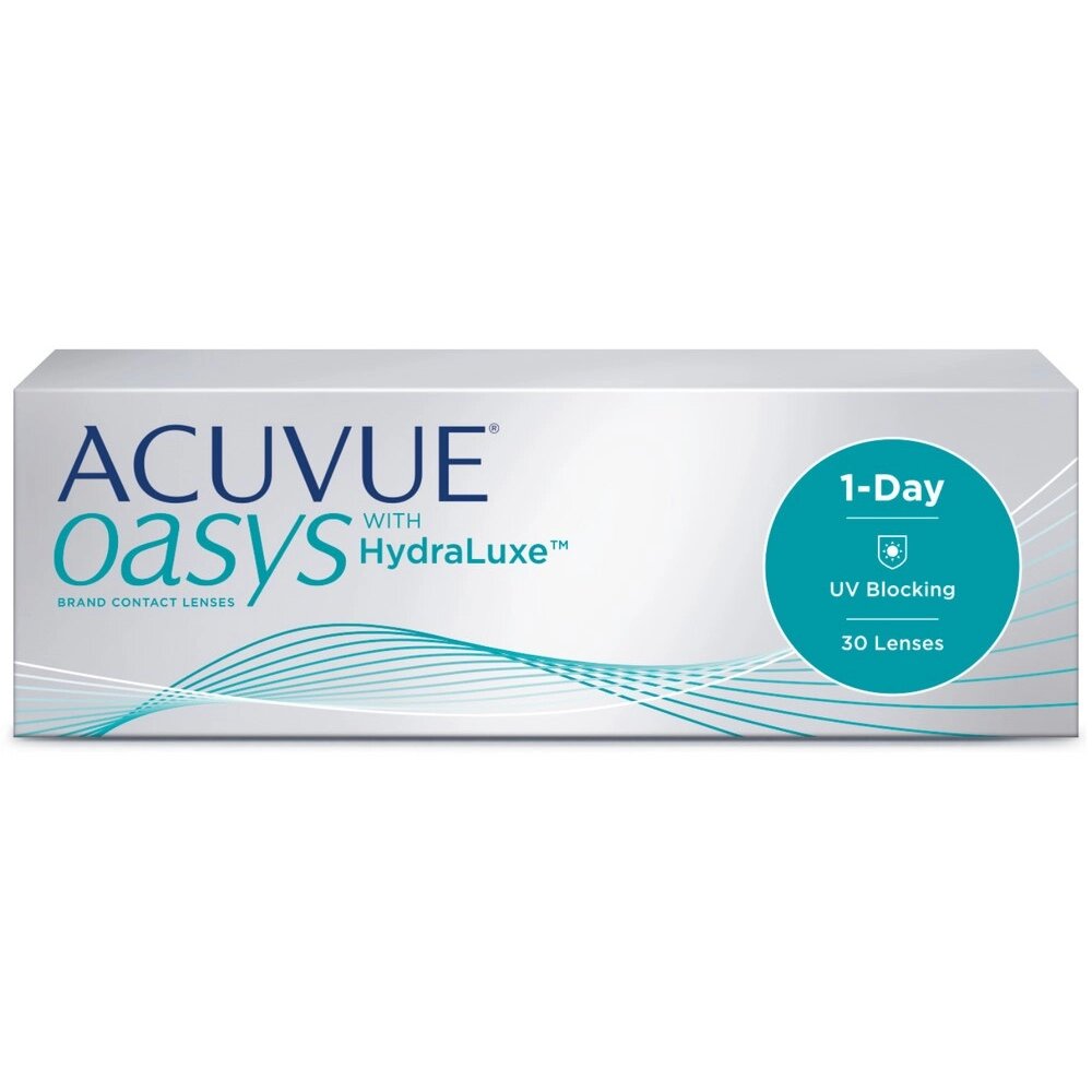 Линзы контактные Acuvue 1 day oasys with hydraluxe (8.5/+3,50) 30шт