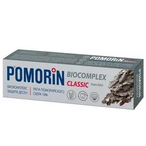 Паста зубная Биокомплекс Classic Pomorin 100мл