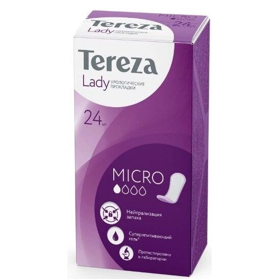 Прокладки урологические TerezaLady Micro 24 шт.