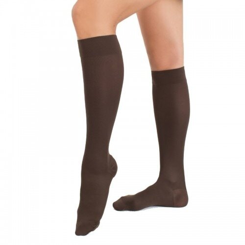 Гольфы компрессионные Venoteks Comfort арт.1C102 1 класс с микрофиброй кофе/коричневые р.L