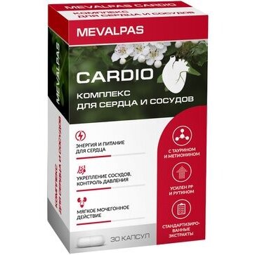 Mevalpas Cardio Мевалпас Кардио капсулы 30 шт.