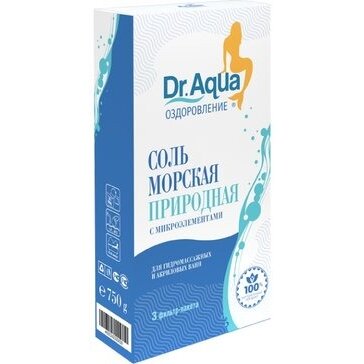 Соль для ванн Dr.Aqua фильтр-пакеты 250 г 3 шт.