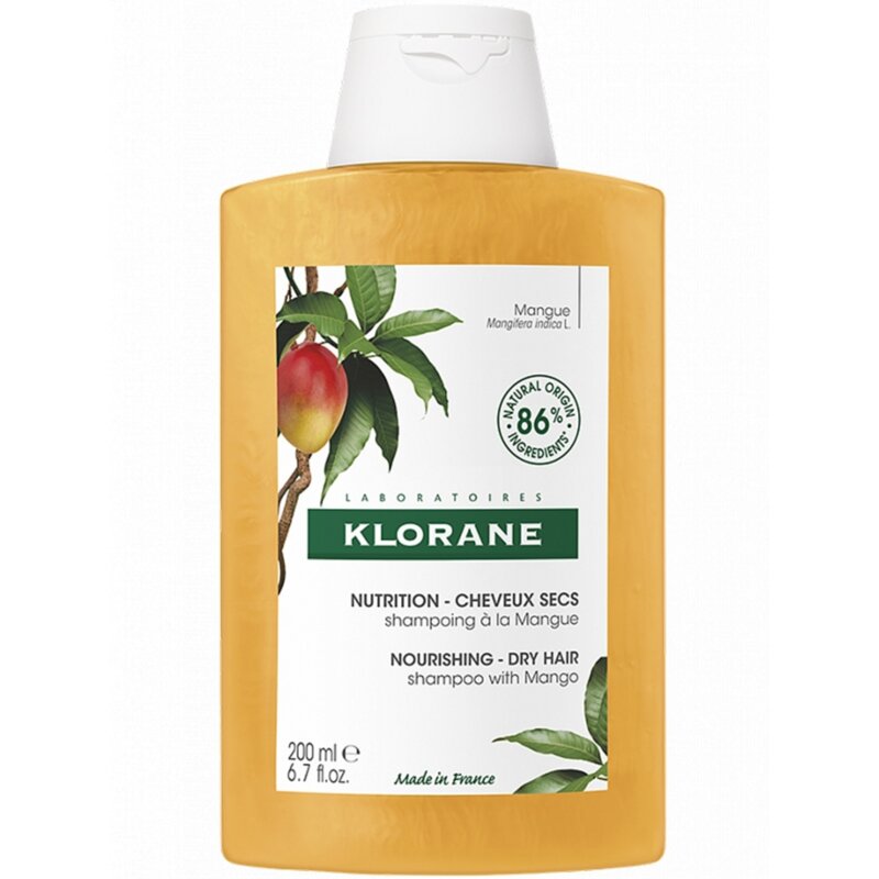 Шампунь Klorane с маслом Манго для сухих волос 200 мл