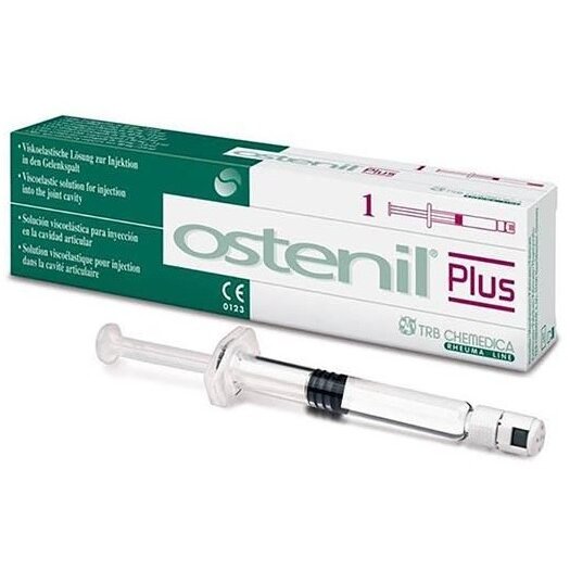 Остенил Плюс средство для внутрисуставного введения 40 мг/2 мл шприц 2 мл