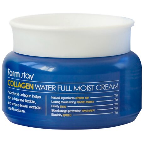 Крем FarmStay Collagen Water Full Moist Cream увлажняющий с коллагеном 100 мл