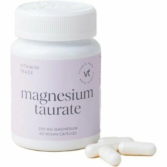 Магний таурат VITAMIN TRADE капсулы 200 мг 60 шт.