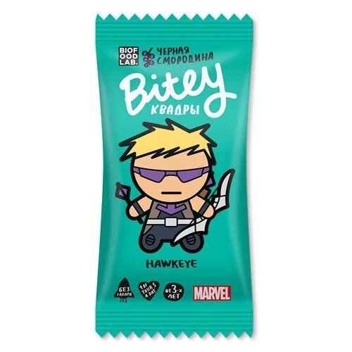 Батончик Bitey с 3-х лет овсяно-фруктовый черная смородина 30 г