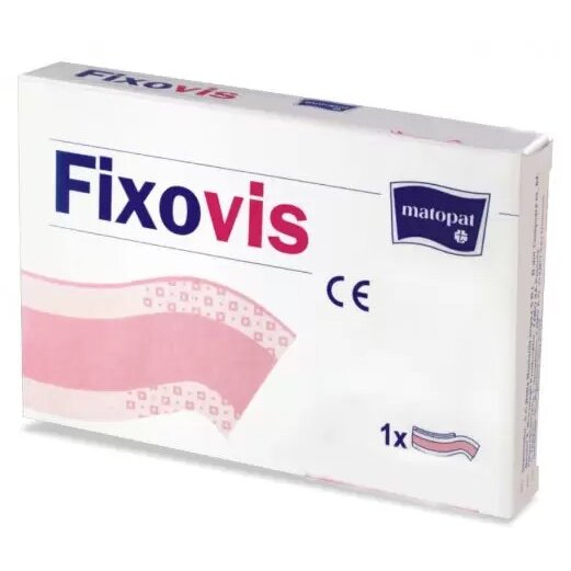 Пластырь Матопат Fixovis тканевый с впитывающей повязкой 6 см х 1 м 1 шт.