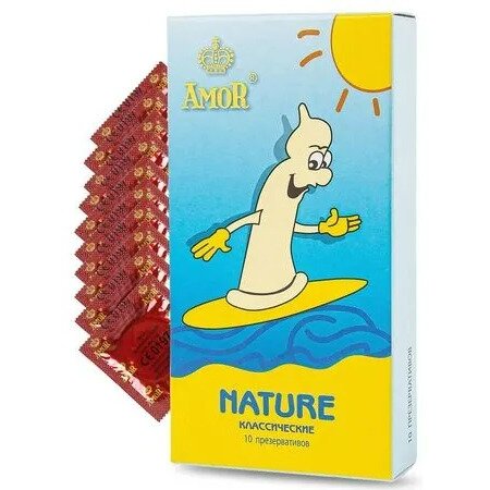Презервативы Amor nature классические 10 шт.