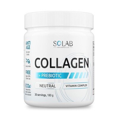 Коллаген с пребиотиками Solab Нейтральный вкус 180 г