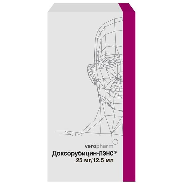Доксорубицин-ЛЭНС концентрат 2 мг/мл 12,5 мл