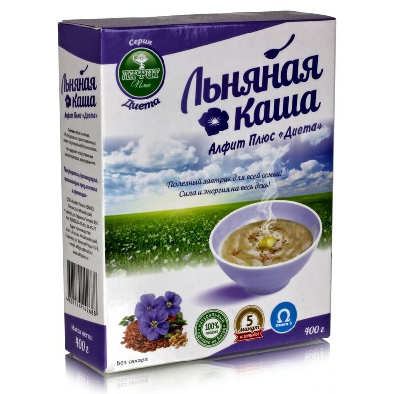 Каша льняная Диета Алфит плюс 400 г