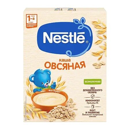 Каша безмолочная Нестле (Nestle) овсяная с 5 мес. 200 г