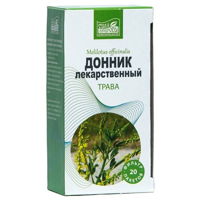 Сила природы Напиток чайный Донник трава 1.5 г фильтр-пакеты 20 шт.