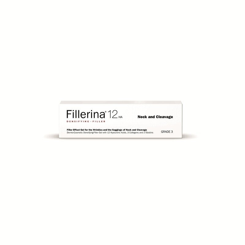 Гель Fillerina 12HA уровень 3 с эффектом филлера для коррекции морщин в области шеи и декольте 30 мл