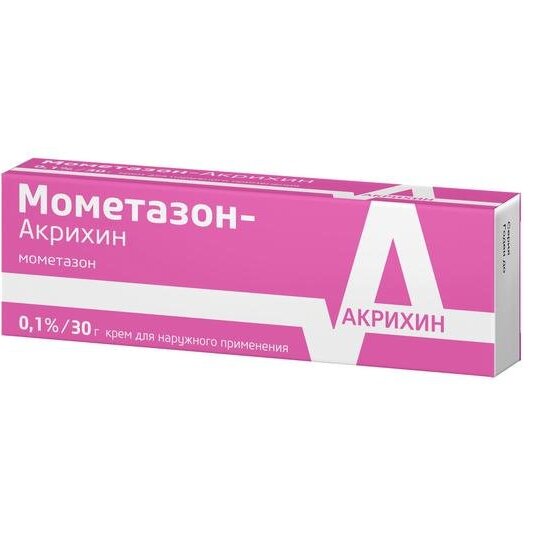 Мометазон Акрихин крем 0,1% 30 г туба 1 шт.