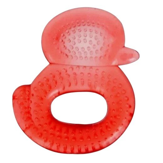 Прорезыватель с водой Бусинка арт. 1086 Уточка цвет в ассортименте