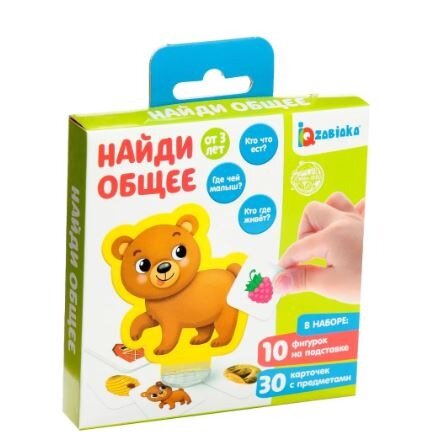 Набор развивающий Iq-zabiaka арт. 4729900 найди общее