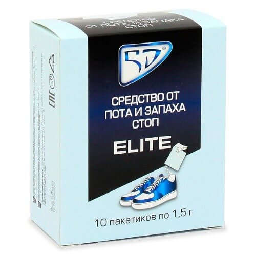 5 дней средство для ног от пота и запаха 5d elite 1.5 г пакеты 10 шт.