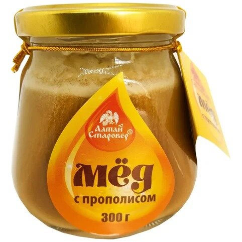 Мед с прополисом Алтай-Старовер 300 г