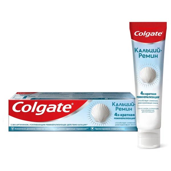 Colgate паста зубная 100мл/ 150г кальций ремин
