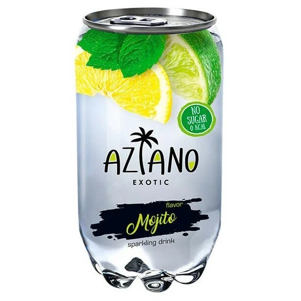 Напиток газированный Aziano с мохито 350 мл