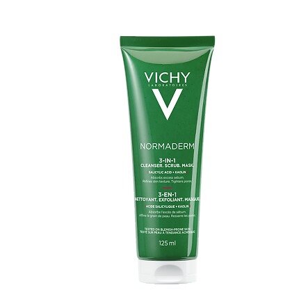 Очищающее средство Виши (Vichy) Normaderm Tri-Activ 3 в 1 125 мл