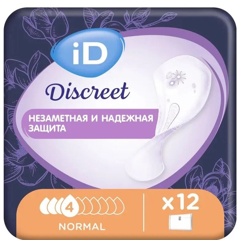 Прокладки урологические ID Light Discreet Normal 12 шт.