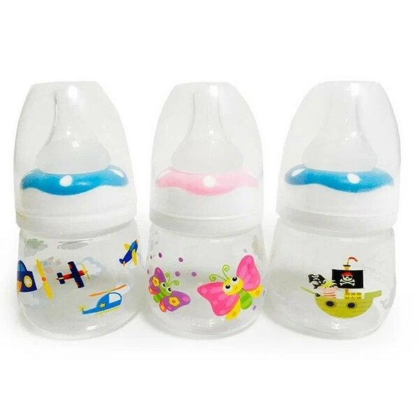 Бусинка бутылочка стеклянная 60 мл арт. 1143