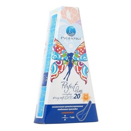 Прокладки ежедневные Perfect Line стринг део 20 шт.