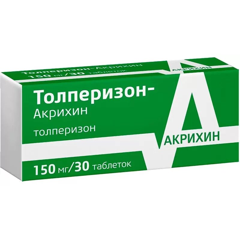 Толперизон-Акрихин таблетки 150 мг 30 шт.