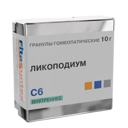 Ликоподиум С6 гранулы гомеопатические10 г