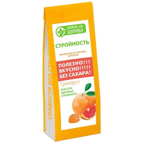 Мармелад желейный с грейпфрутом Лакомства для здоровья 170 г