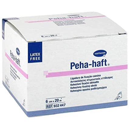 Бинт фиксирующий Hartmann peha-haft без латекса белый 6 см x 20 м